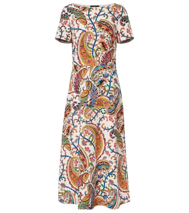 Etro Printed midi dress
