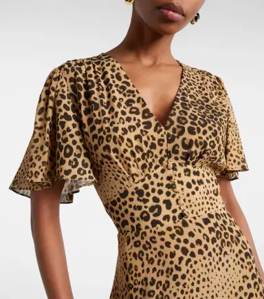 Etro Paisley leopard-print midi dress | Thumbnail 4