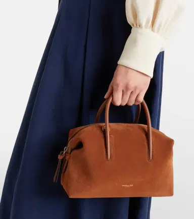 DeMellier Stockholm Small suede top-handle bag | Thumbnail 4