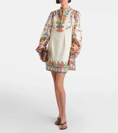 Etro Printed cotton minidress | Thumbnail 2