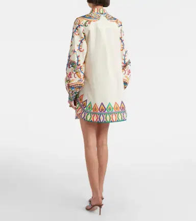 Etro Printed cotton minidress | Thumbnail 3