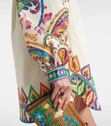 Etro Printed cotton minidress | Thumbnail 4