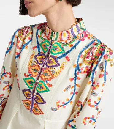 Etro Printed cotton minidress | Thumbnail 5