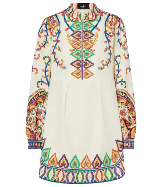 Etro Printed cotton minidress