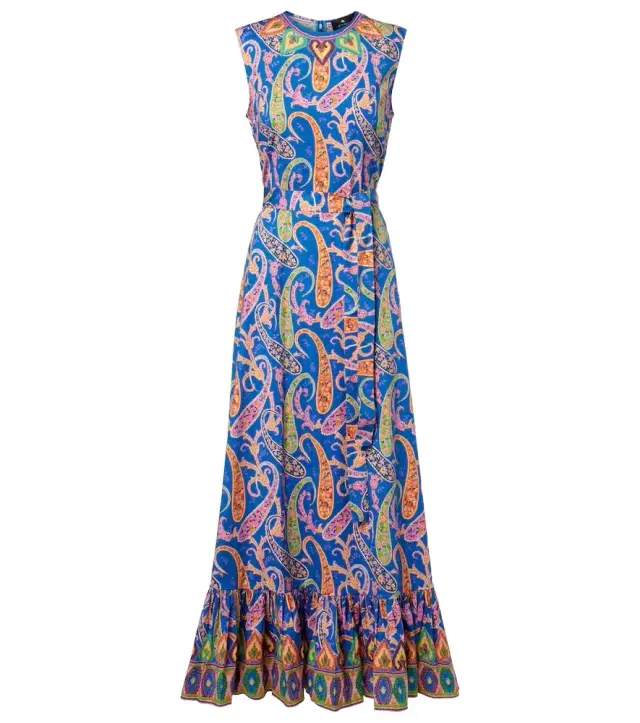 Etro Paisley cotton-blend maxi dress