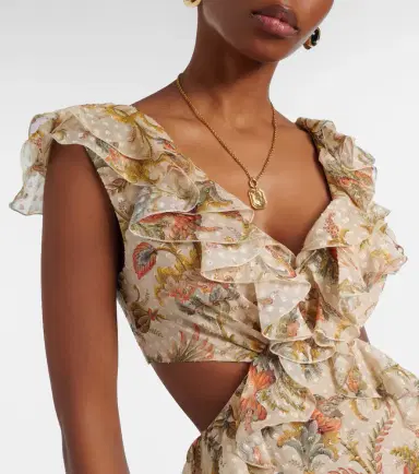 Etro Printed silk-blend maxi dress | Thumbnail 3