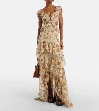 Etro Printed silk-blend maxi dress | Thumbnail 4