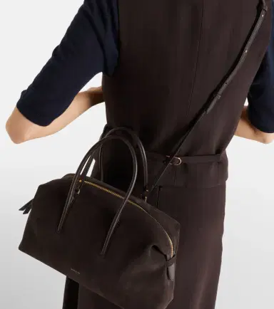 DeMellier Stockholm Midi suede top-handle bag | Thumbnail 5