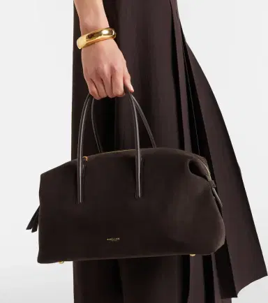 DeMellier Stockholm Midi suede top-handle bag | Thumbnail 6