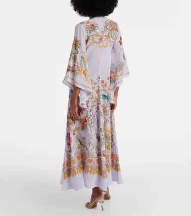 Etro Scarf-detail floral silk maxi dress | Thumbnail 3