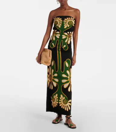 Cala de la Cruz Daphne printed jersey maxi dress | Thumbnail 3
