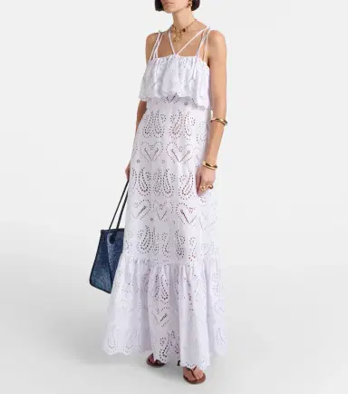 Etro Broderie anglaise cotton-blend maxi dress | Thumbnail 2
