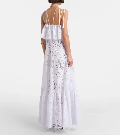 Etro Broderie anglaise cotton-blend maxi dress | Thumbnail 6