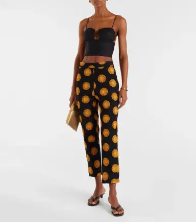 Cala de la Cruz Isola printed cotton-blend straight pants | Thumbnail 6 Cala de la Cruz Isola printed cotton-blend straight pants | Thumbnail 6