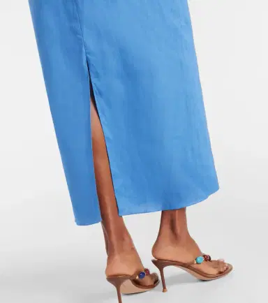Cala de la Cruz Orly cutout linen maxi dress | Thumbnail 2