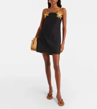 Cala de la Cruz Catania appliqué cotton-blend minidress | Thumbnail 5 Cala de la Cruz Catania appliqué cotton-blend minidress | Thumbnail 5