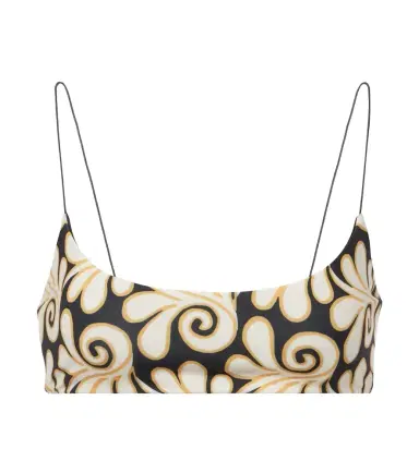 Cala de la Cruz Isla printed bikini top | Thumbnail 1