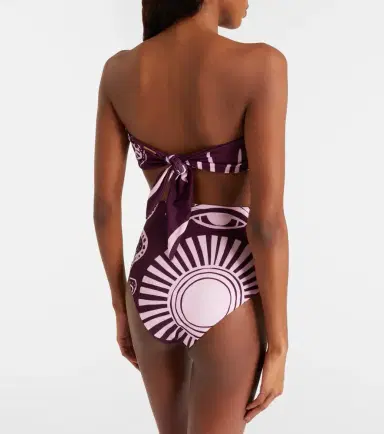 Cala de la Cruz Elisa printed high-rise bikini bottoms | Thumbnail 4