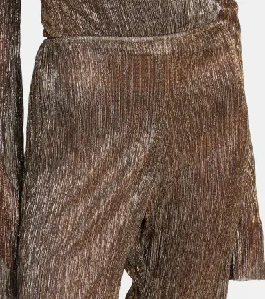 Cala de la Cruz Dries lamé flared pants | Thumbnail 3
