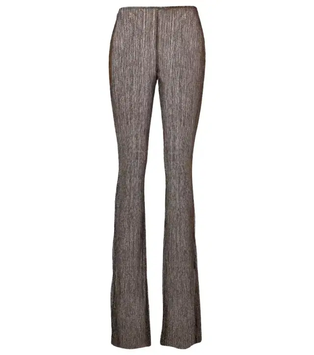 Cala de la Cruz Dries lamé flared pants