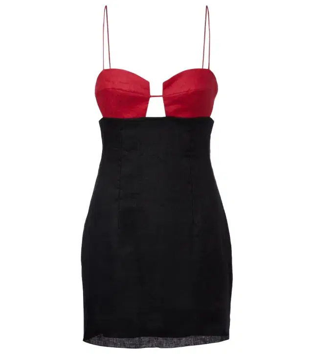 Cala de la Cruz Soline linen minidress