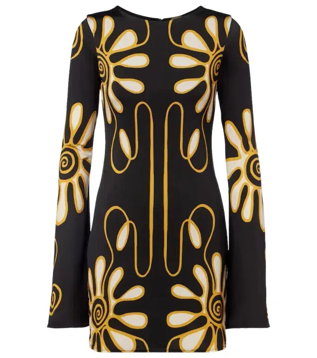 Maisha printed jersey minidress