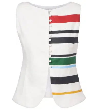 Cala de la Cruz Genova striped linen top | Thumbnail 1 Cala de la Cruz Genova striped linen top | Thumbnail 1