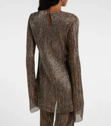 Cala de la Cruz Loretta lamé top | Thumbnail 2