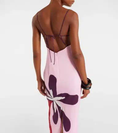 Cala de la Cruz Firenze floral linen midi dress | Thumbnail 5 Cala de la Cruz Firenze floral linen midi dress | Thumbnail 5