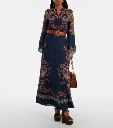 Etro Paisley printed silk blouse | Thumbnail 3