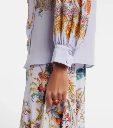 Etro Semi-sheer jacquard blouse | Thumbnail 2