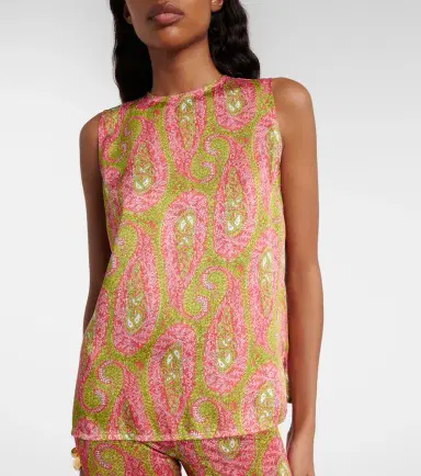 Etro Semi-sheer jacquard blouse | Thumbnail 3