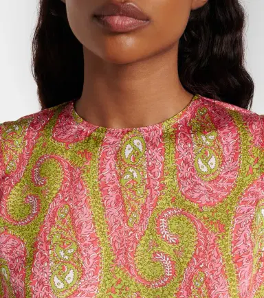 Etro Semi-sheer jacquard blouse | Thumbnail 4