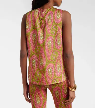 Etro Semi-sheer jacquard blouse | Thumbnail 6