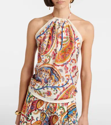 Etro Printed silk top | Thumbnail 2