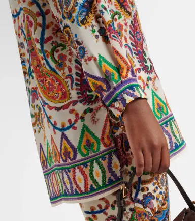 Etro Paisley printed silk shirt | Thumbnail 2