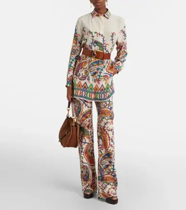 Etro Paisley printed silk shirt | Thumbnail 3