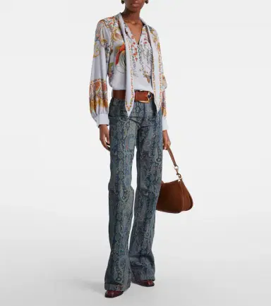 Etro Printed flared jeans | Thumbnail 2 Etro Printed flared jeans | Thumbnail 2