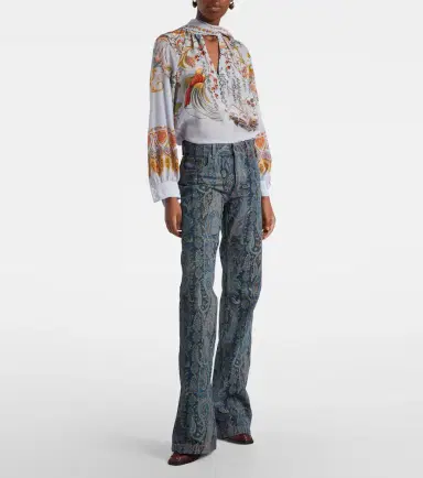 Etro Printed flared jeans | Thumbnail 7 Etro Printed flared jeans | Thumbnail 7