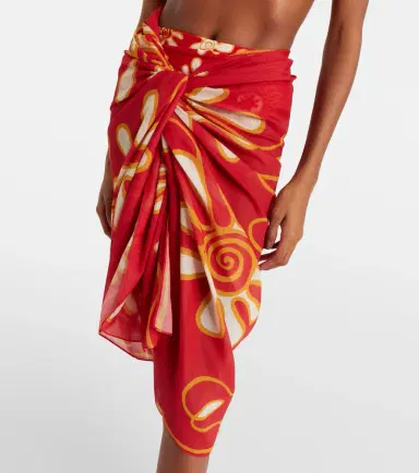 Cala de la Cruz Luana printed beach cover-up | Thumbnail 2