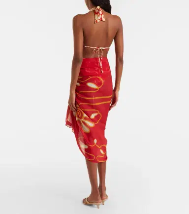 Cala de la Cruz Luana printed beach cover-up | Thumbnail 3