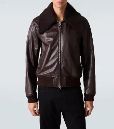 Our Legacy Pharos leather bomber jacket | Thumbnail 4 Our Legacy Pharos leather bomber jacket | Thumbnail 4