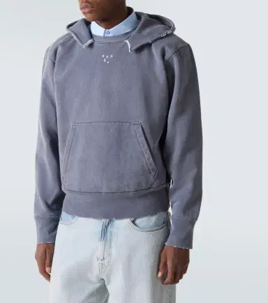 Our Legacy Relic distressed cotton jersey hoodie | Thumbnail 6 Our Legacy Relic distressed cotton jersey hoodie | Thumbnail 6