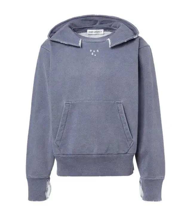 Our Legacy Relic distressed cotton jersey hoodie