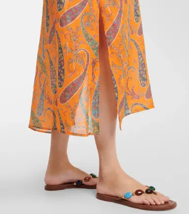 Etro Paisley ramie kaftan | Thumbnail 2