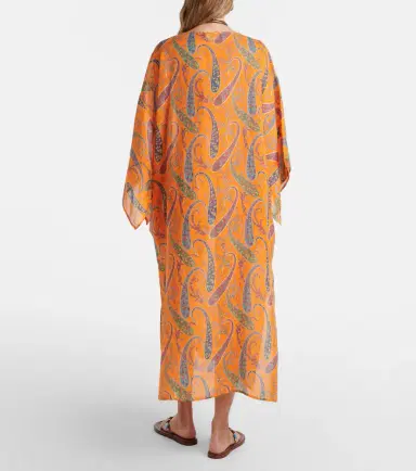 Etro Paisley ramie kaftan | Thumbnail 3