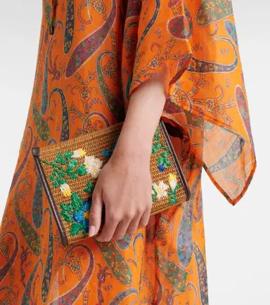 Etro Paisley ramie kaftan | Thumbnail 6