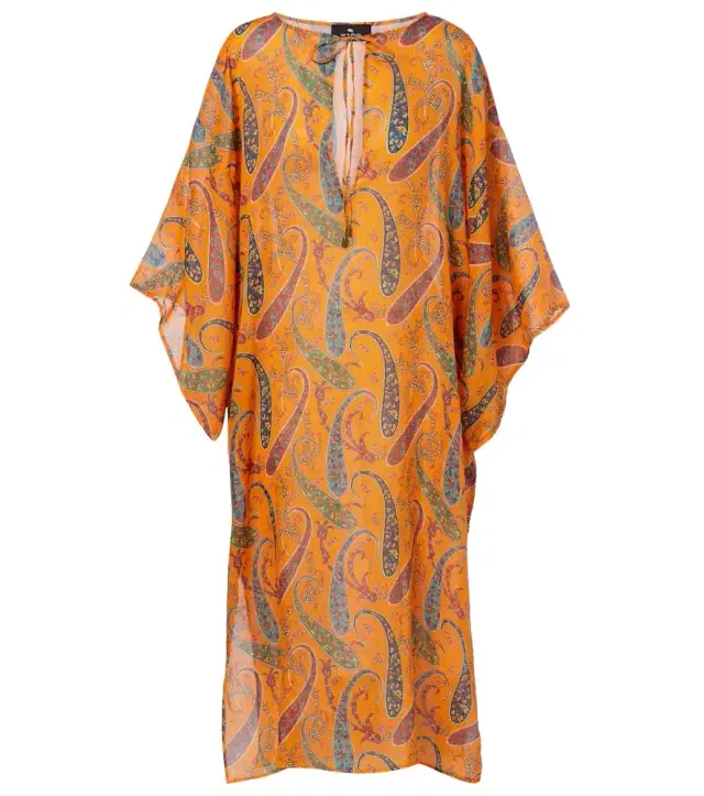Etro Paisley ramie kaftan