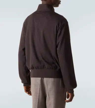 Our Legacy Mob ribbed-knit cotton-blend bomber jacket | Thumbnail 2 Our Legacy Mob ribbed-knit cotton-blend bomber jacket | Thumbnail 2
