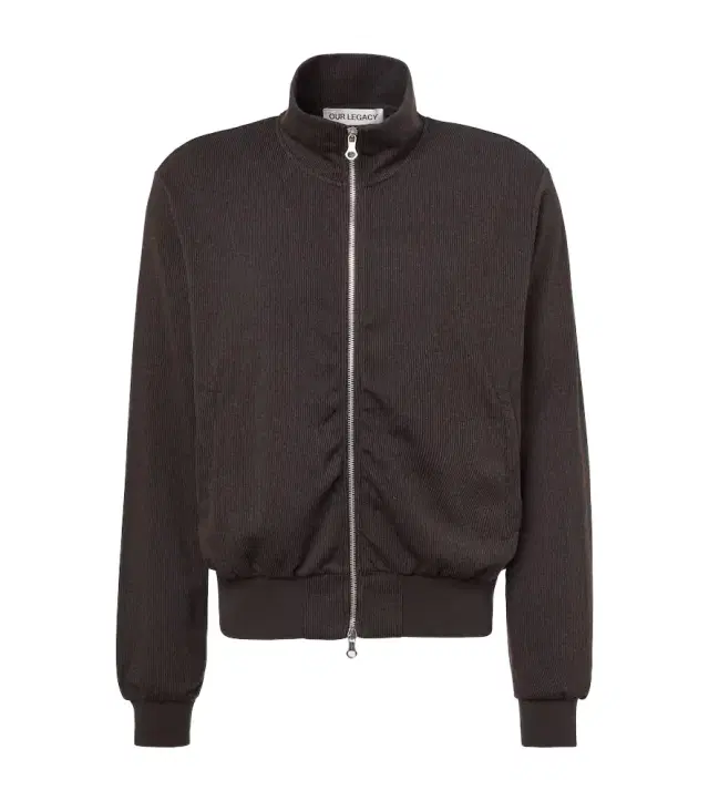 Our Legacy Mob ribbed-knit cotton-blend bomber jacket